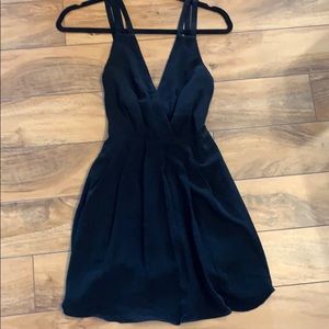 Black babydoll dress